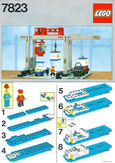 INS7823-G 7823 BOUWBESCHRIJVING- Container Crane Depot gebruikt *LOC M4