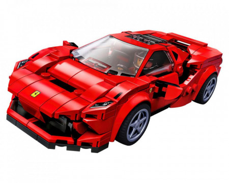 Set 76895-GB Ferrari F8 Tributo gebruikt deels gebouwd *B036