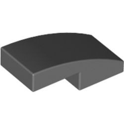 11477-85G Dakpan rond 2x1 geen nop grijs, donker (blauwachtig) gebruikt *1L271