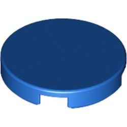 14769-7 Tegel 2x2 rond met nopgat achterkant blauw NIEUW *1L142