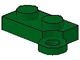 2429-6 Scharnierplaat 1x2 HORIZONTAAL BASIS groen NIEUW *1L0000
