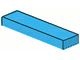 2431-156G Tegel 1x4 blauw, middenazuur gebruikt *1L340