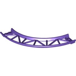 25061-89 Baan rollercoaster 90 graden gebogen paars, donker NIEUW *
