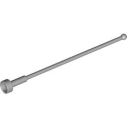 2569-86G Antenne 1x8 noppen hoog grijs, licht (blauwachtig) gebruikt *1L179