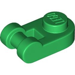 26047-6 Platte plaat 1x1 afgerond met hendel groen NIEUW *1L294