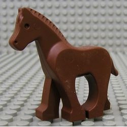 30032-8 Paard, pony bruin (klassiek) gebruikt *5K000