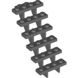 30134-85G Trap 7x4x6 open grijs, donker (blauwachtig) gebruikt *5D0000