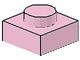 3024-23G Platte plaat 1x1 roze (klassiek) gebruikt *1L366