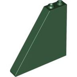 30249-80G Dakpan 55 graden 6x1x5 ("staart") groen, donker gebruikt *5K000