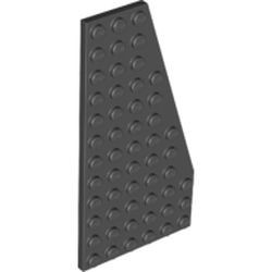 30356-11 Vleugel 6x12 RECHTS af korte basis gezien (3 noppen naar 6 noppen) zwart NIEUW *5G0000