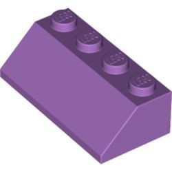 3037-157G Dakpan 45 graden 4x2 lavender, midden gebruikt *1L417