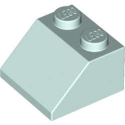 3039-152 Dakpan 45 graden 2x2 aqua, licht NIEUW *1L134/5/151