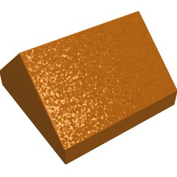 3043-68G DakNOK 45 graden 2x2 oranje, donker gebruikt *1L184