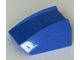30602-97 Dakpan rond 2x2 ribbeltjes (geen noppen bovenop) blauwviolet NIEUW *1L000