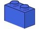 3065-100 Steen 1x2 zonder centrale versterking paars, donkerglitter NIEUW *1L1-7