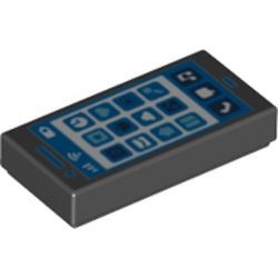 3069bpb0867-11 Tegel 1x2 smartphone zwart NIEUW *