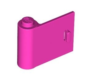 3189-47G Deur 1x3x2 links (dicht) roze, donker gebruikt *1L0000