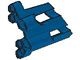 32191-7G Technic, Sierpaneel # 2 Large Short, Large Holes, Side B blauw gebruikt *4T067
