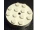 3404bc01-1G Draaischijf 4x4 geheel rond wit gebruikt *0D000