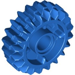 35185-7 Technic, Tandwiel 20 tanden Double Bevel NET CLUTCH 2 zijden blauw NIEUW *0D030