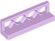 3633-154 Hekwerk 1x4x1 Ruitpatroon laag lavender, licht NIEUW *0D000