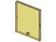 3762-19G Glas voor raam 1x6x5 (raam 3761) transparant geel gebruikt *