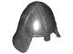 3844-77 Ridderhelm met nekbeschermer grijs, donkerparel NIEUW *0L0000