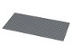 3857-85G Basisplaat 16x32 (geen nopgaten onder) grijs, donker (blauwachtig) gebruikt *5T000