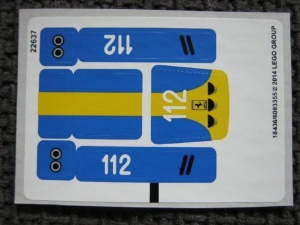 40192stk01 STICKER Ferrari 250 GRP NIEUW *0S0000