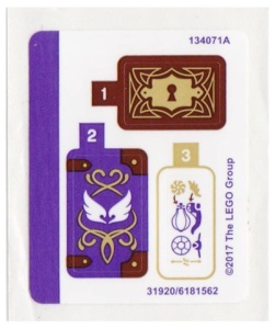 41184stk01 STICKER FRIENDS Aira's Air Ship NIEUW *0S0000