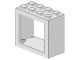4132-1G Raam 2x4x3 Frame breed DICHTE NOPPEN wit gebruikt *