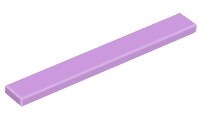 4162-157G Tegel 1x8 lavender, midden gebruikt *1L342