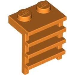 4175-4 Platte plaat 1x2 met trapje oranje NIEUW *0L0001