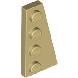 41769-2 Wig plaat 4x2 rechts crème NIEUW *1L228