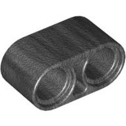 43857-77G Technic, Hefbalk 1x2 dik grijs, donkerparel gebruikt *1DT00