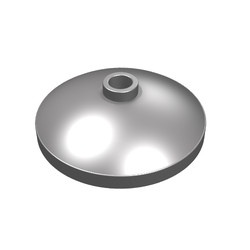 43898-95 Schotel 3x3 zilver, mat NIEUW *1L048
