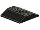 4509-11G Dakpan 33 graden 6x6 (2x 3x3)dubbel voor treindak zwart gebruikt *1L000