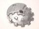 45275-66 Bionicle Wapen 5x5 schild met zaagblad studs grijs, lichtparel NIEUW *