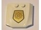 45677pb011-1G Wig 4x4x2/3 (motorklep) gouden politie-badge wit gebruikt *