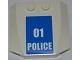 45677pb056-1G Wig 4x4x2/3 (motorklep) 01 POLICE wit gebruikt *