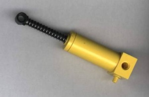 4701c01-3G Cylinder met inlaat 64mm geel gebruikt *0L0000