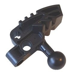 47332-11G Bionicle Hoofd verbinder Blok (Vahki) zwart gebruikt *
