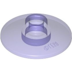 4740-51 Schotel 2x2 transparant paars NIEUW *1L046/47