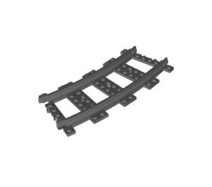 53400-85G Trein, Rails RC gebogen (Rail zonder electrische geleiding, voor RC trein) grijs, donker (blauwachtig) gebruikt *