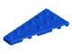 54384-7 Wig plaat 6x3 links blauw NIEUW *5D000