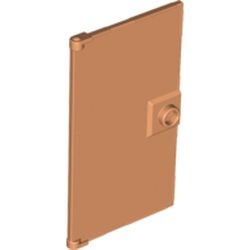 60616-28G Deur 1x4x6 met deurknop caramel gebruikt *1L0000