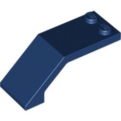 6070-63 Ruit 5x2x 1 2/3- 1x gebogen blauw, donker NIEUW *