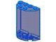 6259-14G Cylinder, half 2x4x4 transparant donkerblauw gebruikt *