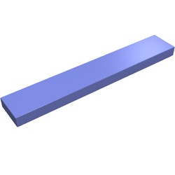 6636-97G Tegel 1x6 blauwviolet gebruikt *1L114+15