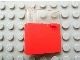 801a-5G Deur 1x3x3 links met ruit boven horizontale hendel rood gebruikt *1L0000